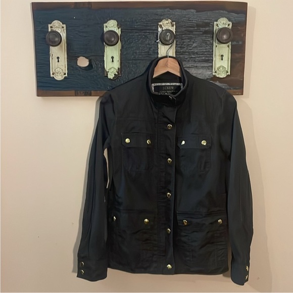 J. Crew Olive Green Boyfriend Relaxed Fit Field Jacket Size XS - Picture 10 of 16